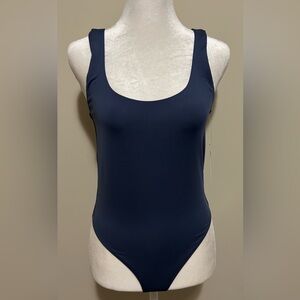 Elegant Navy Bodysuit